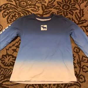 Boys youth Abercrombie long sleeve shirt SZ 13/14